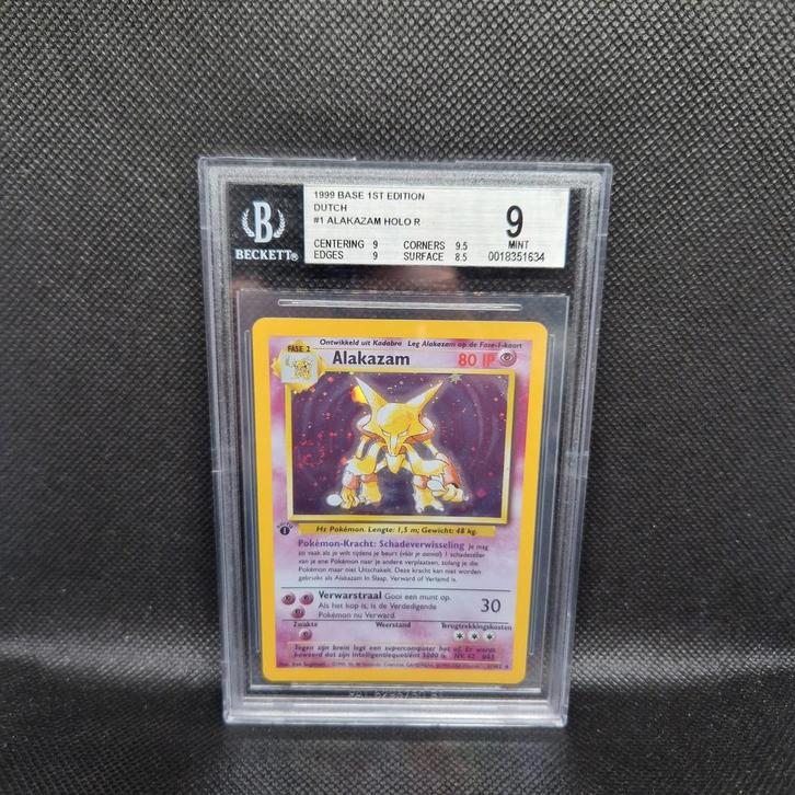 Alakazam Holo NL Base 1ère édition BGS 9, Hobby & Loisirs créatifs, Jeux de cartes à collectionner | Yu-gi-Oh!, Enlèvement ou Envoi