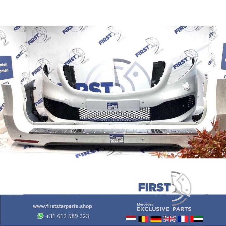 W447 V KLASSE FACELIFT VOORBUMPER + AMG ACHTERBUMPER PAKKET, Auto-onderdelen, Carrosserie, Bumper, Mercedes-Benz, Voor, Achter