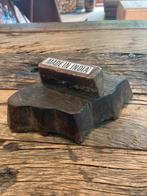 Antique Double Paisley Wood Textile Block, Ophalen of Verzenden