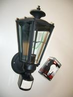 Muur lantaarn met bewegingssensor, Tuin en Terras, Minder dan 50 watt, Wandlamp, Ophalen of Verzenden, Netvoeding