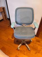 Chaise de bureau à roulettes, Enlèvement, Comme neuf, Bleu, Chaise de bureau