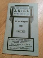 ARIEL 1929 ONDERHOUD 500CC, Motoren, Overige merken