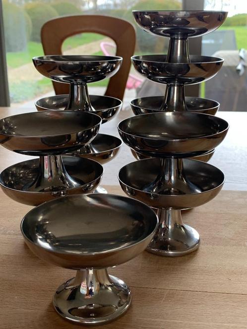 12 sorbetcoupjes Alfra Alessi jaren '70, Antiek en Kunst, Kunst | Designobjecten, Ophalen of Verzenden