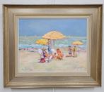 Albert RIGAUX, de oranje parasol, Antiek en Kunst, Ophalen of Verzenden