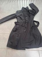Zwarte halflange regenjas maat M, Kleding | Dames, Ophalen of Verzenden, Gedragen, Maat 38/40 (M), Zwart