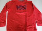 Rode sweater "Pow!" - Pontus - maat 14 jaar (164), Jongen, Trui of Vest, Gebruikt, Ophalen of Verzenden