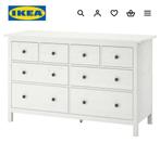 Commode 8 tiroirs Hemnes, 150 à 200 cm, 5 tiroirs ou plus, Enlèvement, Utilisé