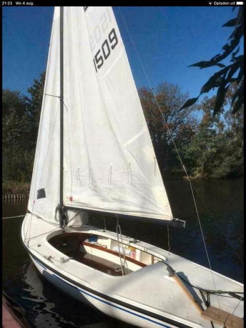 Zeilboot centaur met trailer en motor, Sports nautiques & Bateaux, Voiles & Accessoires de voile, Utilisé, Enlèvement ou Envoi