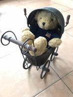 Kinderwagen retro met pluche beer, Ophalen of Verzenden, Gebruikt