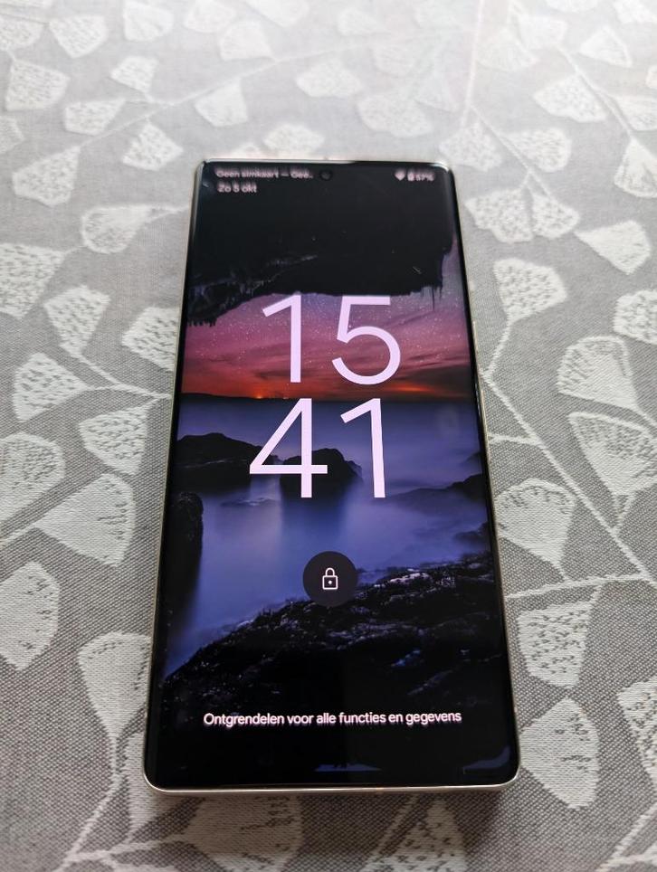 Google Pixel 7 Pro Hazel 128GB, Telecommunicatie, Mobiele telefoons | Overige merken, Gebruikt, Zonder abonnement, Zonder simlock