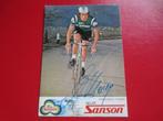 wielerkaart 1977 team sanson francesco moser signe, Sports & Fitness, Cyclisme, Comme neuf, Envoi