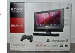 SONY Playstation 2 - Sony Bravia TV KDL-22PX300, Ophalen of Verzenden, Met 1 controller, Gebruikt, Met games