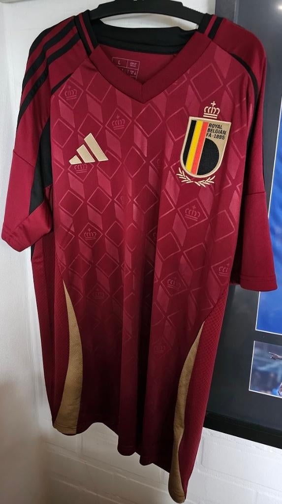 Maillot football Belgique Home 2024, Sports & Fitness, Football, Neuf, Maillot, Taille L, Enlèvement ou Envoi
