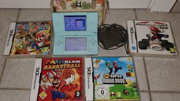 Nintendo DS Lite met oplader en beschermtas, games apart.! beschikbaar voor biedingen