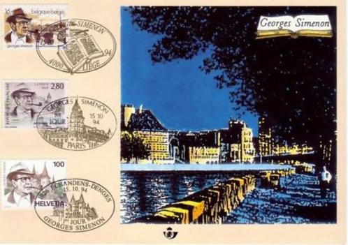 Belgium 1994 - OBP/COB HK 2579 - Georges Simenon, Timbres & Monnaies, Timbres | Europe | Belgique, Affranchi, Envoi
