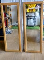 Grote Passpiegel en/of Wandspiegel met Ophangsysteem, Huis en Inrichting, Ophalen, 100 tot 150 cm, Zo goed als nieuw, Rechthoekig