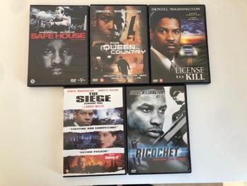 Pakket van 10 films met Denzel Washington op dvd beschikbaar voor biedingen