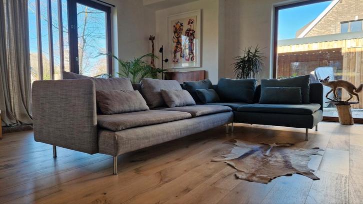 Soderhamn 5-zit hoekzetel, Maison & Meubles, Canapés | Coins salons complets, Utilisé, Tissus, Enlèvement