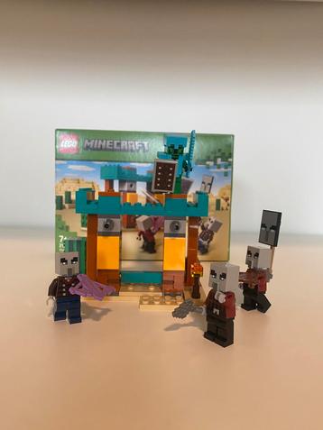 Lego minecraft: De Illagers in de woestijn beschikbaar voor biedingen