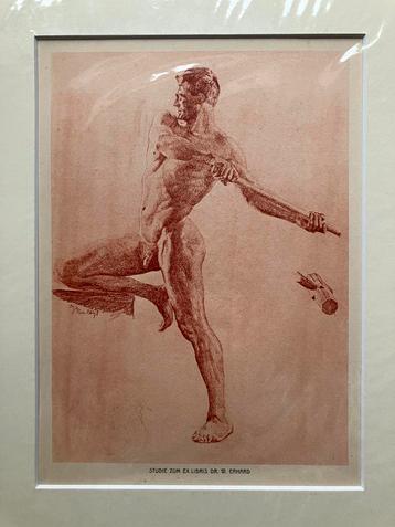 Photolithograph Otto Greiner, ex libris dr. W. Erhard