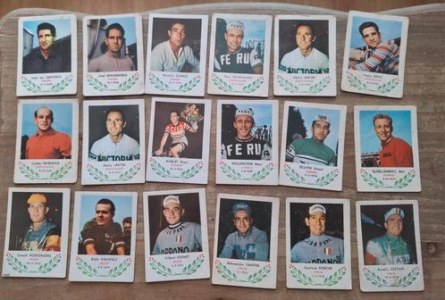 Genre: Panini, 18 afbeeldingen, wielrennen uit de jaren 30,, Hobby en Vrije tijd, Stickers en Plaatjes, Gebruikt, Ophalen of Verzenden