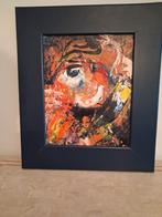 Schilderij met gezicht, Antiek en Kunst, Ophalen