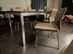 design eettafel & stoelen, Huis en Inrichting, Tafels | Eettafels, Ophalen, Zo goed als nieuw