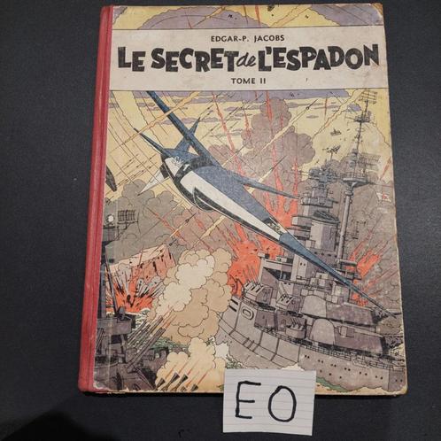 Blake en Mortimer - Het geheim van zwaardvis - T2 - EO 1953, Boeken, Stripverhalen, Gelezen, Ophalen of Verzenden