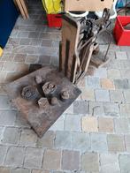 oude Basculle met gewichten, Antiek en Kunst, Ophalen
