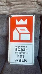 emaille reclame  aslk         jaren 70, Verzamelen, Ophalen
