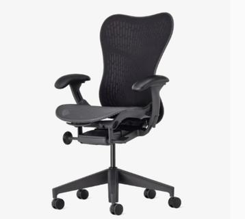 Chaise bureau Herman Miller Mirra 2 Graphite Butterfly, Gris, Comme neuf, Enlèvement, Ergonomique