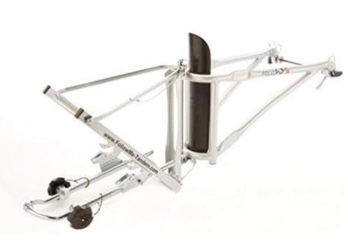fietstandem, Fietsen en Brommers, Fietsaccessoires | Aanhangwagens en Karren, Gebruikt, Aanhangfiets, 20 tot 40 kg, Opvouwbaar