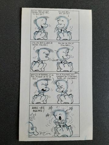 Planche originale de BB de BD  beschikbaar voor biedingen