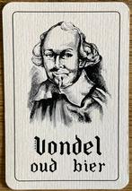 Speelkaart VONDEL OUD BIER, Ophalen of Verzenden, Zo goed als nieuw, Speelkaart(en)