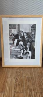 Originele pentekening Derniers conseils ( laatste raadgeving, Antiek en Kunst, Kunst | Schilderijen | Klassiek, Ophalen