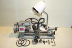 draaibank hobby draaibankje emco unimat met lamp en tools, Doe-het-zelf en Bouw, Draaibanken, Verzenden, Gebruikt, Minder dan 500 mm