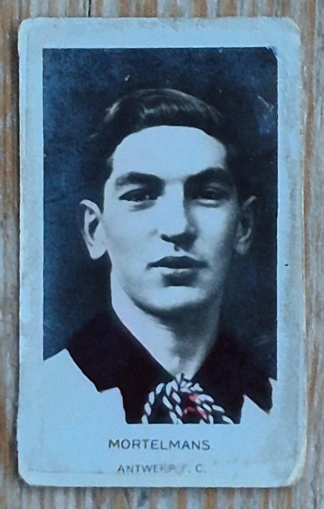 1930s (pre panini) Jos Mortelmans Antwerp FC, Verzamelen, Sportartikelen en Voetbal, Gebruikt, Poster, Plaatje of Sticker, Ophalen of Verzenden