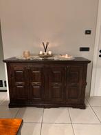 Koloniaal massief houten kast, Huis en Inrichting, Ophalen, Gebruikt, 150 tot 200 cm, Minder dan 100 cm