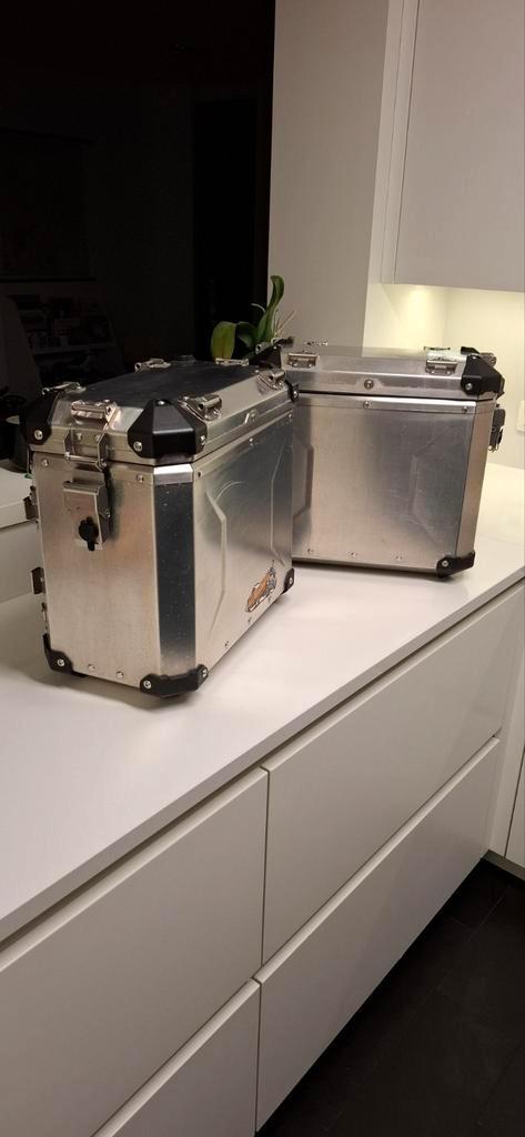 Wunderlich aluminium koffers, Motoren, Accessoires | Koffers en Tassen, Gebruikt, Ophalen