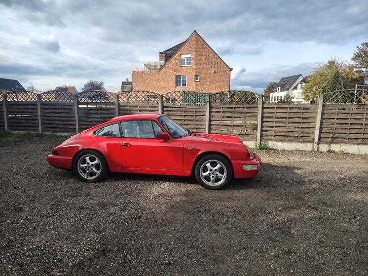Porsche 964 Carrera 2 triptronic, Auto's, Porsche, Particulier, Benzine, Automaat, Rood, Zwart, Leder, Ophalen
