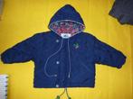 Manteau bleu marine - Taille 68, Kinderen en Baby's, Babykleding | Maat 68, Ophalen, Zo goed als nieuw, Jongetje, Jasje