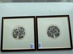 2 mooie litho's van Renaat Bosschaert van 30 cm op 30 cm, Antiek en Kunst, Kunst | Litho's en Zeefdrukken, Ophalen of Verzenden