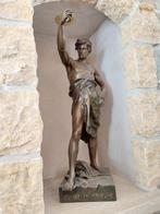 statue bronze, Antiek en Kunst, Ophalen, Brons