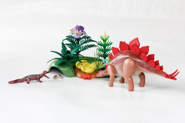 Playmobil Dinos: 5232 - Mama Stegosaurus met eieren, Kinderen en Baby's, Speelgoed | Playmobil, Gebruikt, Complete set, Ophalen of Verzenden