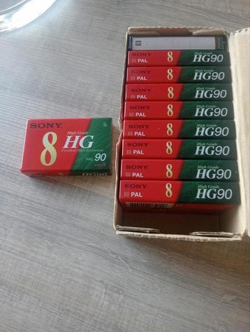 Lot Sony video 8 cassettes voor filmcamera High grade 90m beschikbaar voor biedingen