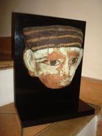 Antiquité égyptienne   MASQUE FUNERAIRE EN BOIS Basse époque, Enlèvement