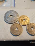 4 anciennes pièces belges (25 cents, 3x 5 cents 1921-1925), Timbres & Monnaies, Monnaies | Belgique, Enlèvement ou Envoi