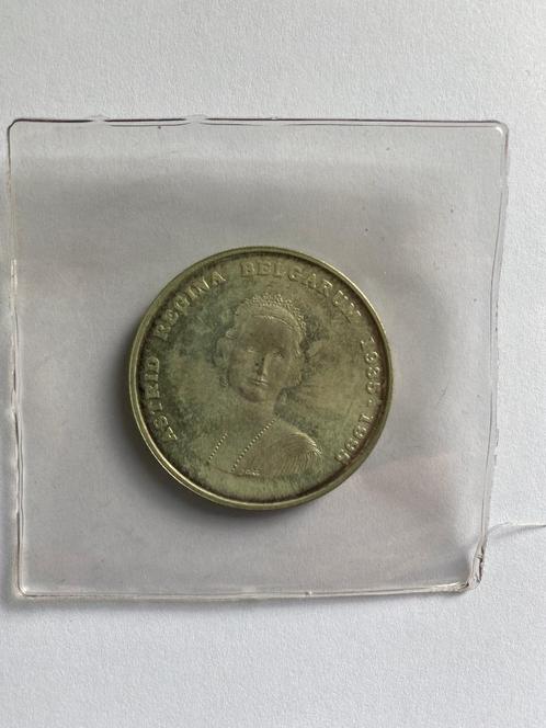 Zilveren muntstuk 250 Frank Koningin Astrid, Postzegels en Munten, Munten | België, Zilver, Zilver, Ophalen