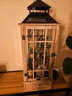 Lantaarn met kerstdecoratie en verlichting, Ophalen, Gebruikt