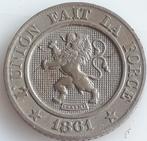 BELGIUM 10 CENTIMES 1861 SUPERBE KM22, Postzegels en Munten, Munten | België, Verzenden, Overig, Losse munt